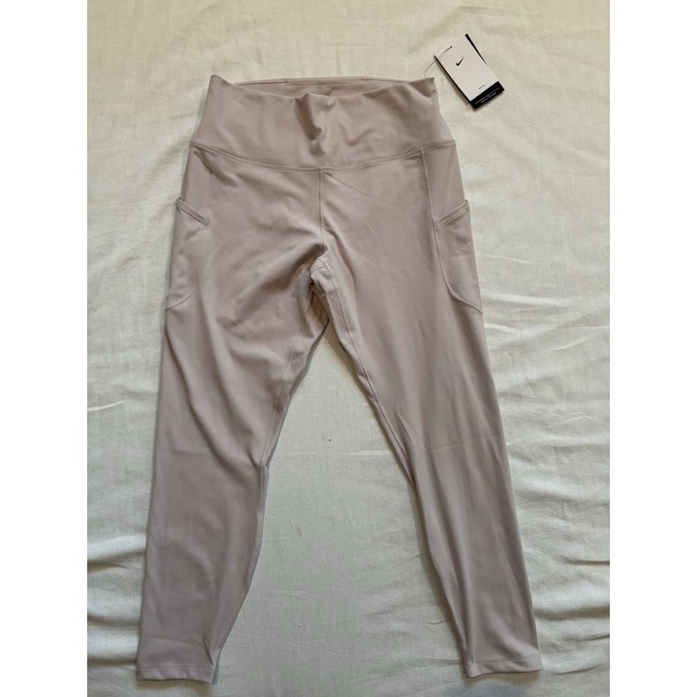 NEW Nike DRI-FIT Compression Leggings Light Purple Lilac Women's Size XLARGE
